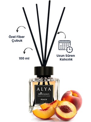 Nature\'s Scents Peach Bambu Çubuklu Oda Kokusu- Şeftali Kokusu