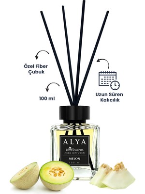 Nature\'s Scents Melon Bambu Çubuklu Oda Kokusu- Kavun Kokusu