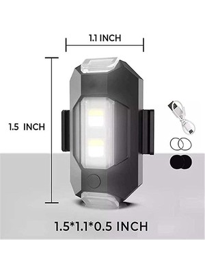 Flaşör LED Ikaz Lambası 7 Renkli