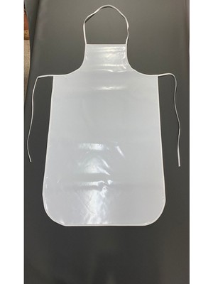 70X120 cm Büyük Boy Beyaz Su Geçirmez Pvc Bulaşıkçı Mutfak Kasap Önlüğü
