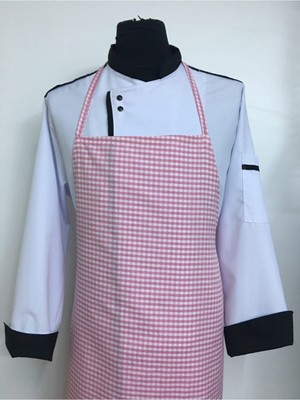 Pembe Boyudan Askılı Ayar Tokalı Önlük