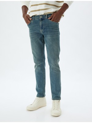 Slim Fit Kot Pantolon - Brad Jean