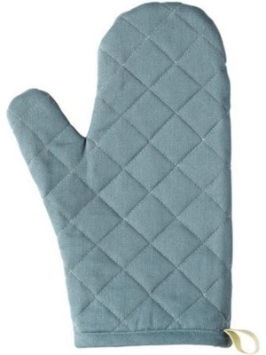 Mediterian Yüksek Kaliteli Mavi Fırın Eldiveni, Dayanıklı ve Güvenli Kullanım, Polyester, 100x33