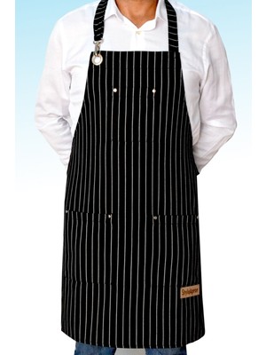 Mediterian Şık ve kullanışlı çok amaçlı önlük, rahat tasarım, kaliteli pamuk polyester, 78x55 cm
