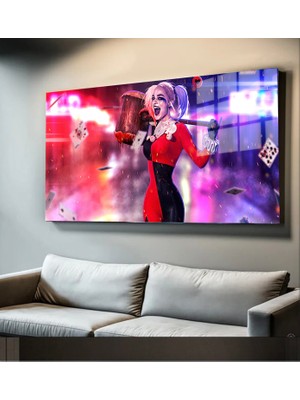 Marsilyan Süper Kahramanlar Yapay Zeka Destekli, 3D Dekoratif Baskı Yatay Cam Tablo 367