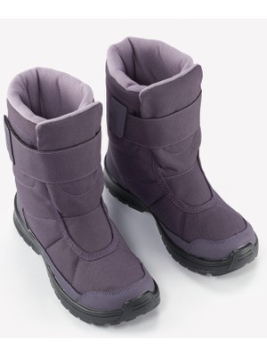Quechua Çocuk Su Geçirmez Outdoor Kar Botu -  Gri / Mor - SH100