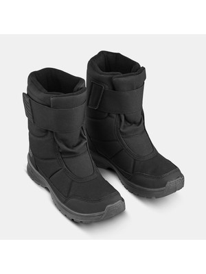 Quechua Çocuk Su Geçirmez Outdoor Kar Botu - Siyah - SH100