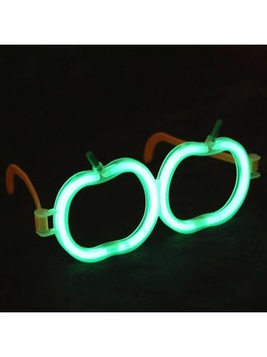 Mepa Tedarik Glow Stick Elma Gözlük - Glow Partisi Gözlüğü - Glow Stick Gözlük 12 Adet