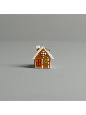 Linens Cookie House 6x1x7 Cm Ağaç Süsü