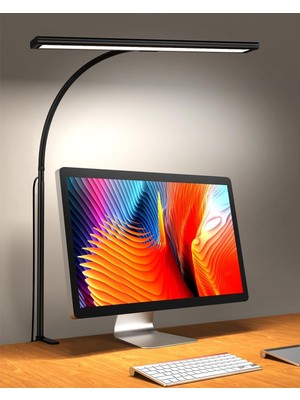 Varsthree 160 LED Masa Lambası, Kelepçeli, 30 Mod, USB Şarjlı, 360° Esnek Okuma Lambası