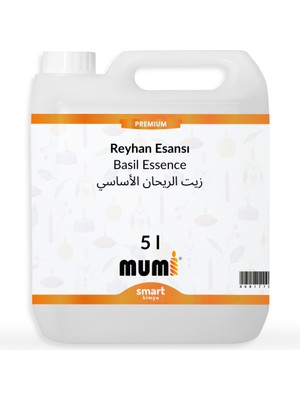 Premium Reyhan Mum Esansı 5 Litre