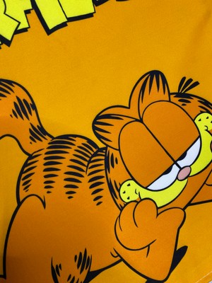 Garfield Desenli Dijital Baskılı Dekoratif Kırlent Kılıfı ve Yastık