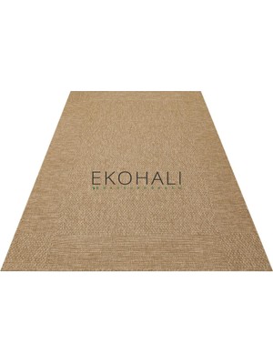 Eko Halı Salda Koleksiyonu Iç ve Dış Mekan Kullanımına Uygun Jüt Görünümlü Yumuşak Dokulu Sisal Kilim Sld 06 Natural