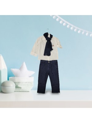 Erkek Çocuk Fularlı Takım