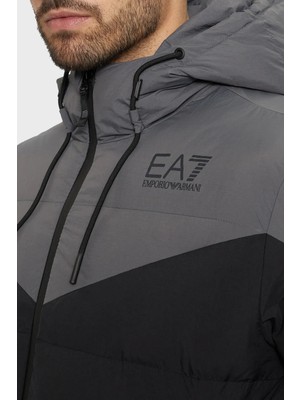 Ea7 Regular Fit Kapüşonlu Logolu Şişme Mont Erkek Mont 6DPB30 Pndoz 1200