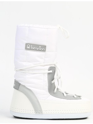 Benetton®  BN-50086 - 3831 Beyaz - Kadın Bot