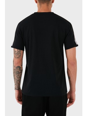 Emporio Armani Logolu Streç Pamuklu Regular Fit Bisiklet Yaka T Shirt Erkek T Shirt 111890 4R717 00020