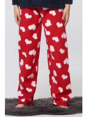 Cepsiz Kışlık Polar Kadın Pijama Altı Tek Alt JE29