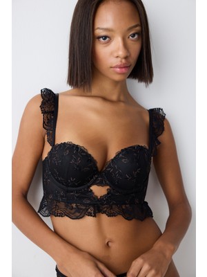 Penti Perfetto Siyah Croplet