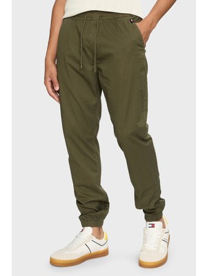 Tommy Jeans Pamuklu Slim Fit Jogger Pantolon Erkek Pantolon DM0DM19487 M12