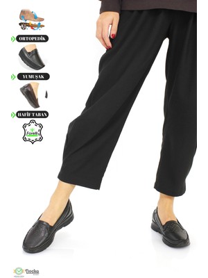 Forelli Kadın Tam Ortopedik  Deri Günlük Anne Ayakkabısı F24/CM29413Y