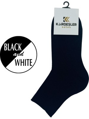 Kardeşler Çorap Unisex Çok Renkli Tenis Kolej Pamuklu Çorap 2'li Paket