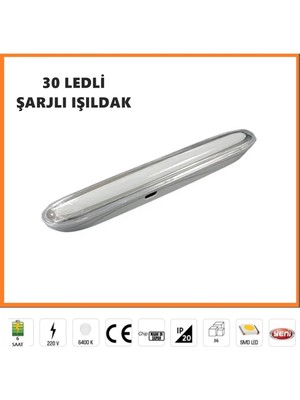 Ucuz Geldi Şarj Edilebilir 30 Led Işıldak Cata Tuna 3w Şarjlı Acil Durum Lambası Şarjlı Işıldak Kamp Lambası