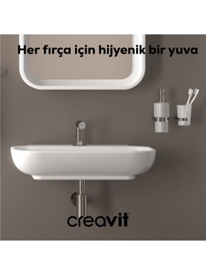 Creavit Royale Sıvı Sabunluk (Camlı)