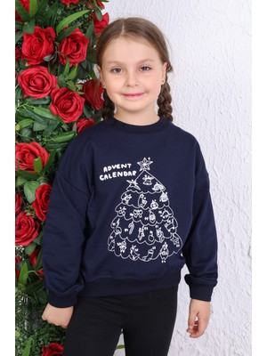 Toontoy Kız Çocuk Baskılı Sweatshirt