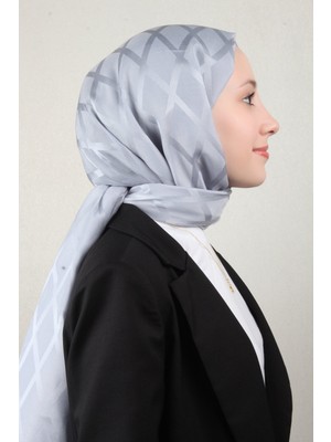 Armine Jakar Ipeksi Şal 3112-12 Buz Mavisi