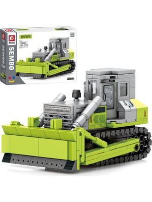 Sembo Block Zoomlion Lisanslı Mini Buldozer 280 Parça Yapı Blokları  (705102)