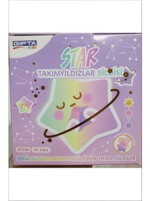 Gıpta Silgi Star Change Color 40'lı ( 1 Paket)