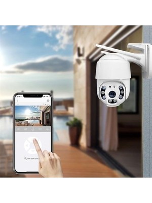 Linual® 20 Mp Hd Lens Iç Dış Mekan Suya Danıklı Ip Wifi Network Güvenlik Kamerası Wifi Kamera