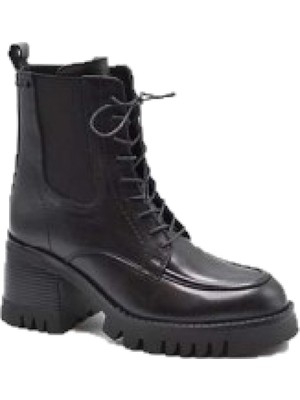 Venüs 2450901 Siyah Deri Bot