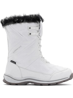 Hammer Jack Usoa Waterproof Kadın Kar Botu 101 20109 Dalgıç Kumaş Düz Topuklu Şık Tasarım
