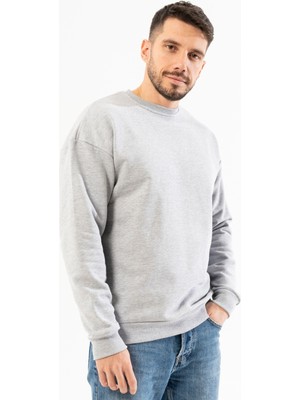 %100 Pamuk Premium Quality / Üstün Kalite Bisiklet Yaka Erkek Sweatshirt