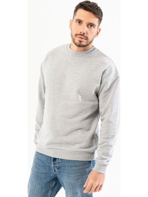 %100 Pamuk Premium Quality / Üstün Kalite Bisiklet Yaka Erkek Sweatshirt