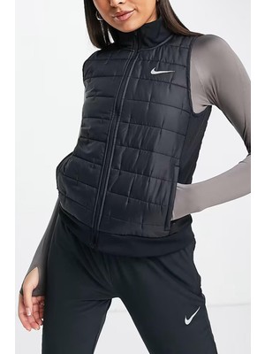 Nike Therma-Fıt Synthetic-Fill Siyah Kadın Spor Yelek