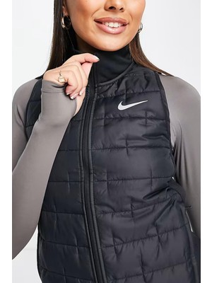 Nike Therma-Fıt Synthetic-Fill Siyah Kadın Spor Yelek