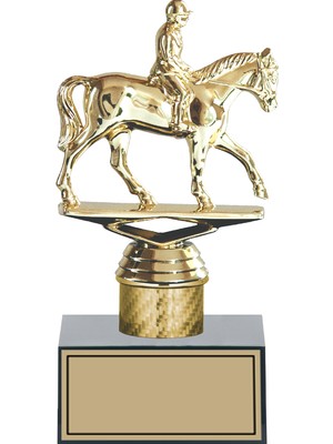 Odak At Binici Figürlü Ödül Kupası-Okul Kupası - Hediye Kupa 19 cm FG001