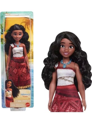 Mattel JBT33 Moana Bebek Disney Prenses Temalı Kız Çocuk Hediye Uzun Dalgalı Saçlı