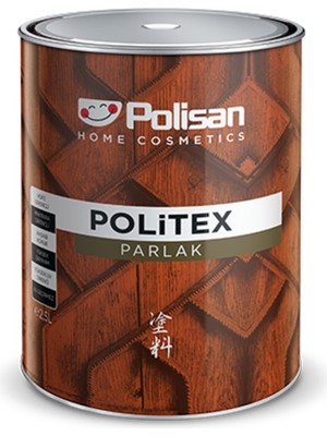 Polisan Politex Lüx Vernik Ahşap Koruyucu Parlak Açık Meşe 2,5 Lt