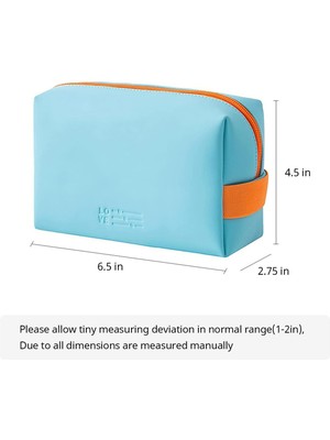 Su Geçirmez Kozmetik Çantası - Açık Mavi