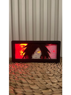 Yubi Design Uchiha Madara , Naruto - Işık Kutusu, Gölge Kutusu, Anime, Light Box