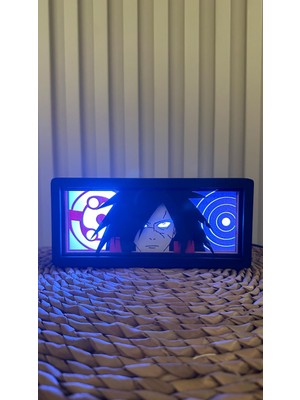 Yubi Design Uchiha Madara , Naruto - Işık Kutusu, Gölge Kutusu, Anime, Light Box