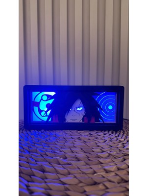 Yubi Design Uchiha Madara , Naruto - Işık Kutusu, Gölge Kutusu, Anime, Light Box