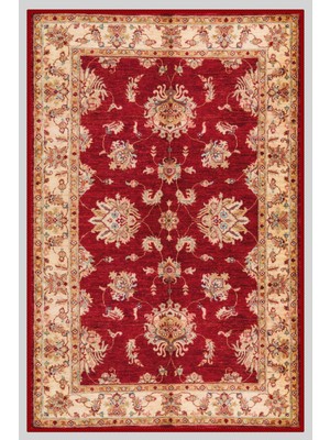 Barel Storm Vintage Desenli Halı, Pamuk Dokuma Pamuklu Taban Dekoratif Halı Kilim 34