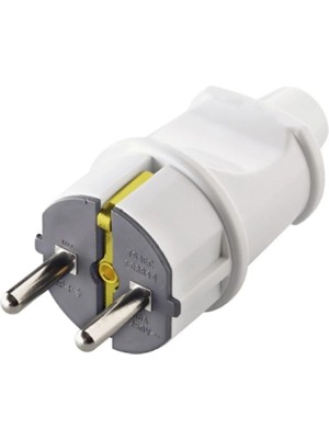 COOL MATE Topraklı Erkek Fiş Beyaz