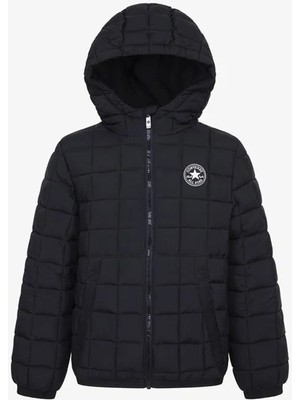 Converse Siyah Erkek Çocuk Mont 9CF927-023-CNVB Mdwt Puffer
