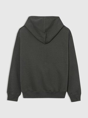 Gap Kadın Koyu Yeşil  Logo Fleece Sweatshirt